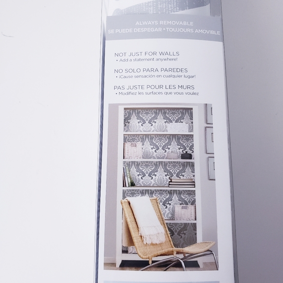 Wall Decor Nuwallpaper Nouveau Damask Peel Stick Wallpaper Poshmark